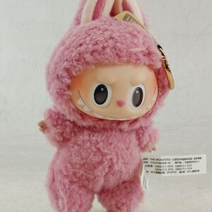 2 Pop Mart The Monsters Labubu Plush Keychains